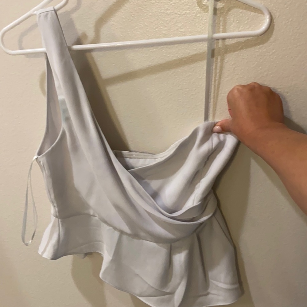 Superdown one shoulder top